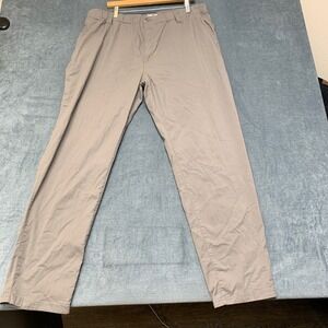 BP. Chino Pants Mens Large Gray Flat Front Zip Fly Straight Leg Casual Wear